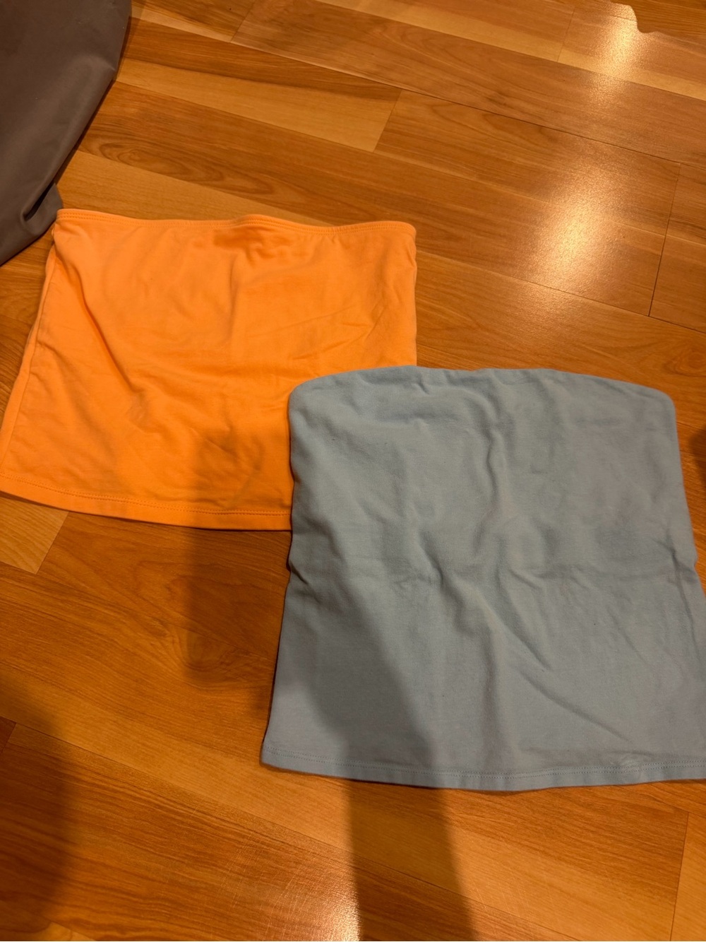 Old Navy Orange and Light Blue Tube Skirts